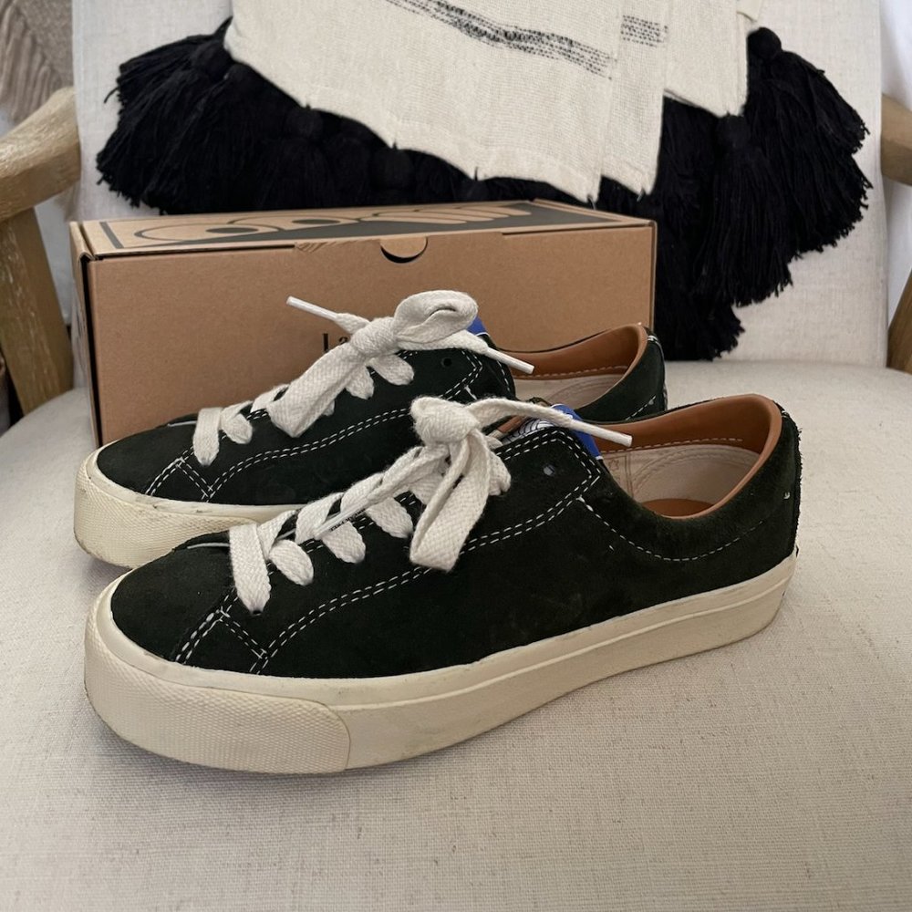 Last Resort AB skate shoes VM033 Green Suede